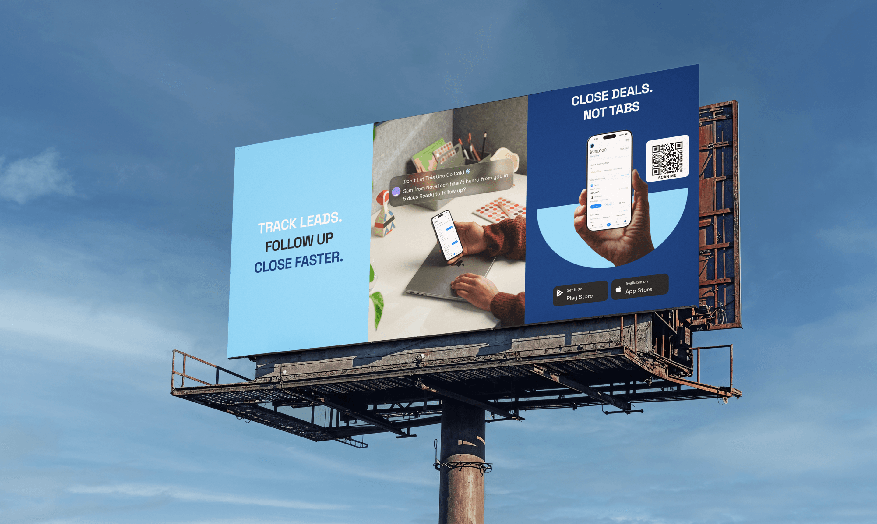 Omnithrive billboard branding project